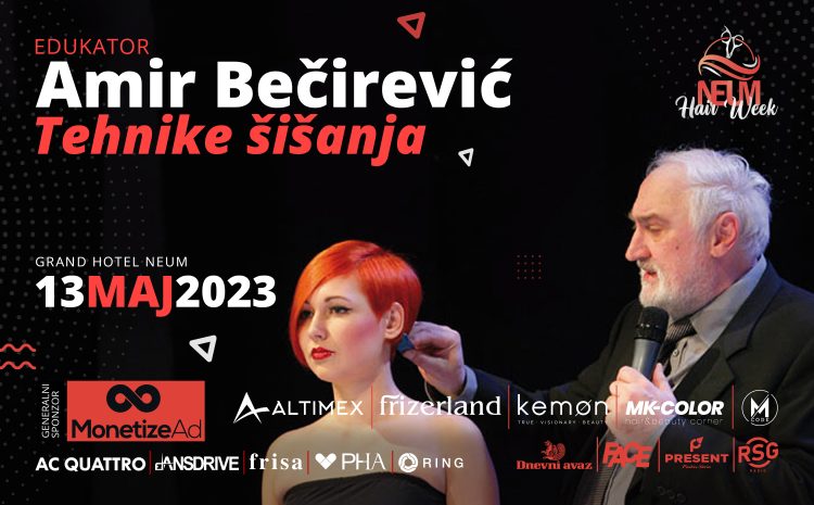  Doajen frizerstva na Balkanu: Amir Bečirević počasni predavač Neum Hair Weeka